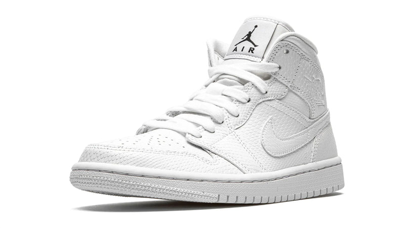 Air Jordan 1 Mid WMNS 'White Snakeskin'