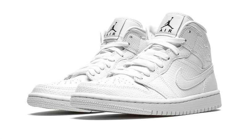Air Jordan 1 Mid WMNS 'White Snakeskin'