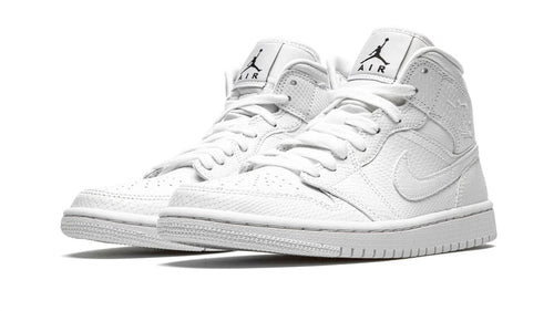 Air Jordan 1 Mid WMNS 'White Snakeskin'