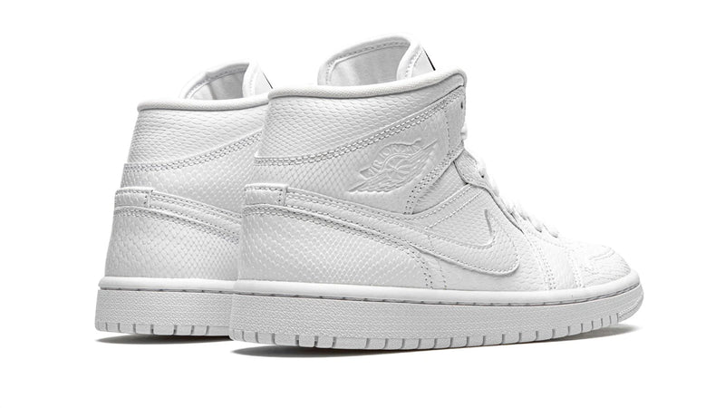 Air Jordan 1 Mid WMNS 'White Snakeskin'