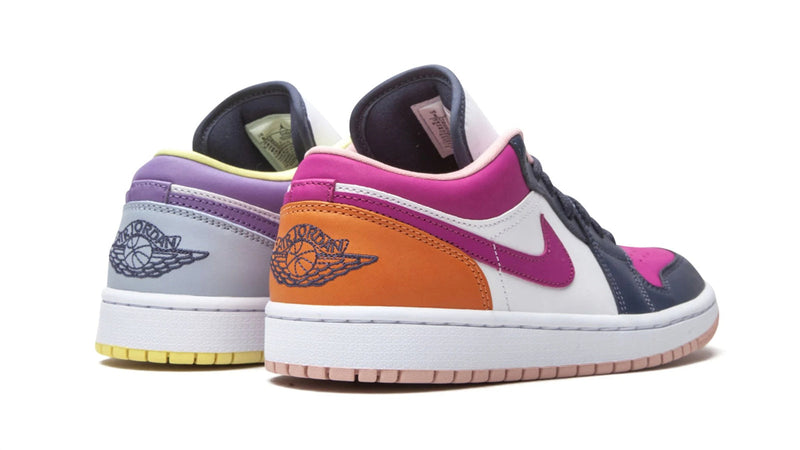 Air Jordan 1 Low SE WMNS 'Mismatched' Purple & Magenta