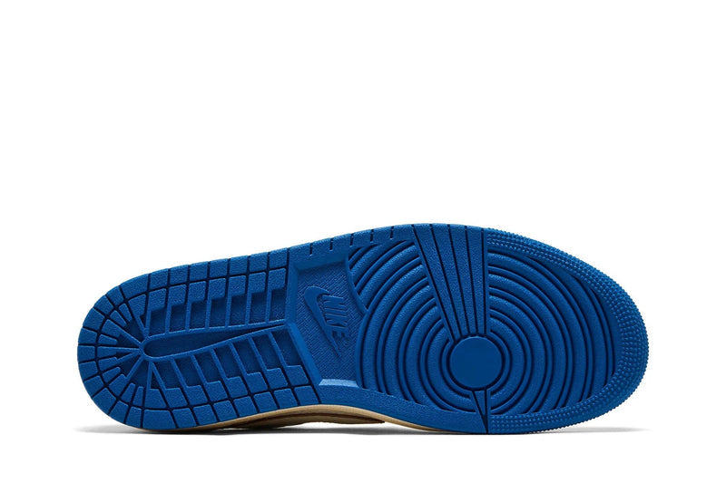 Air Jordan 1 Low OG SP x Fragment Design x Travis Scott 'Sail – Military Blue'