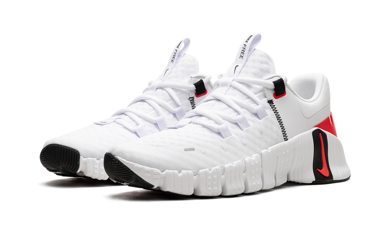 Nike Free Metcon 5 'White – Bright Crimson'